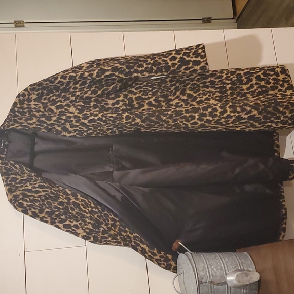 Cheetah dress coat - Picture 3 of 4